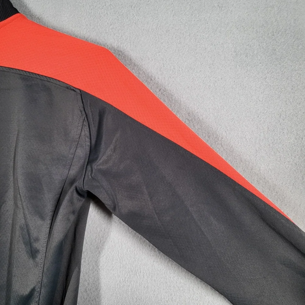 Nike Track Jacket Men's M‎ Gray Dri-Fit Full Zip Athletic Sportswear